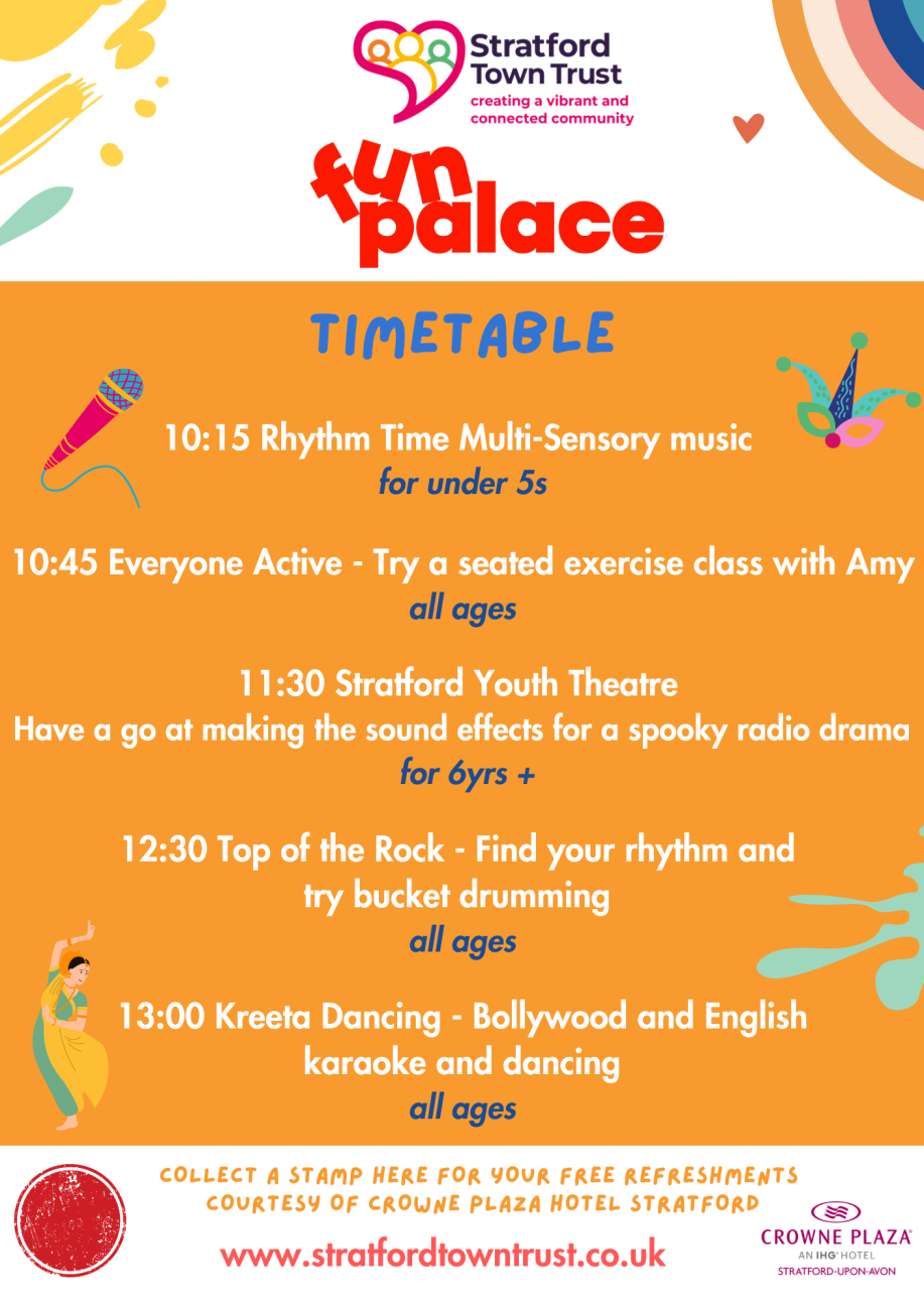 Fun Palace Timetable